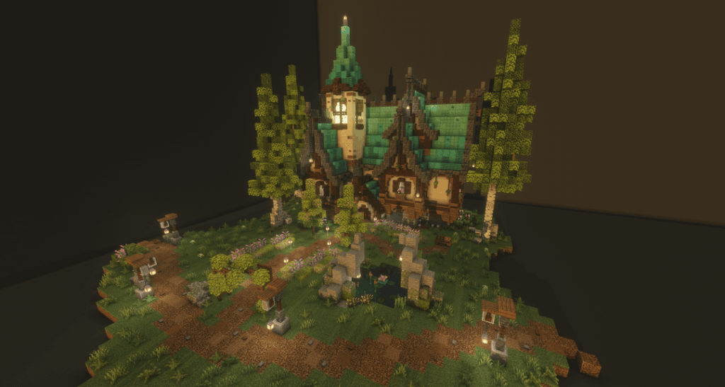 アクア屋根の小さな邸宅！ (自慢なので投稿します)