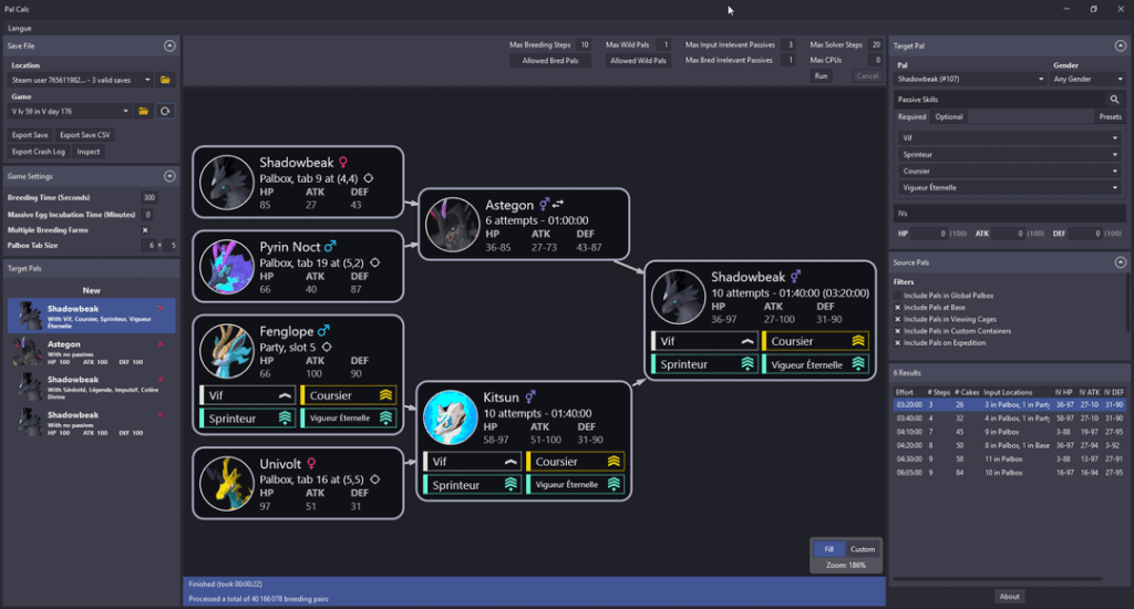 PalCalc - 無料かつオープンソースの繁殖の救世主