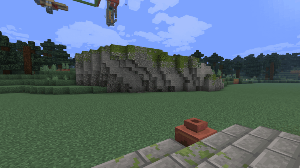 初めてのテラフォーミング。自分の崖をかなり誇りに思っていますが、もっと色が必要なような気がします。何かアドバイスはありますか？