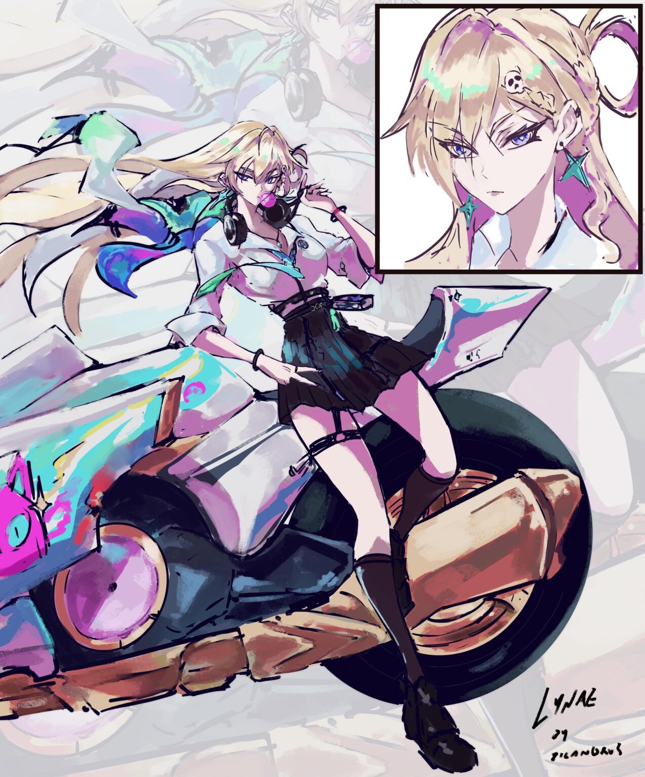 ライナのファンアートです。