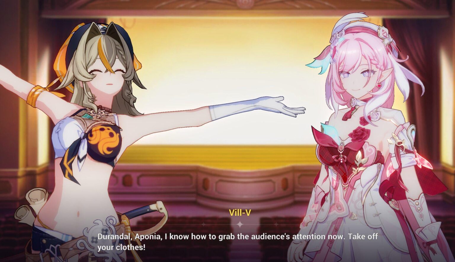 二度聞く必要はないよ、V