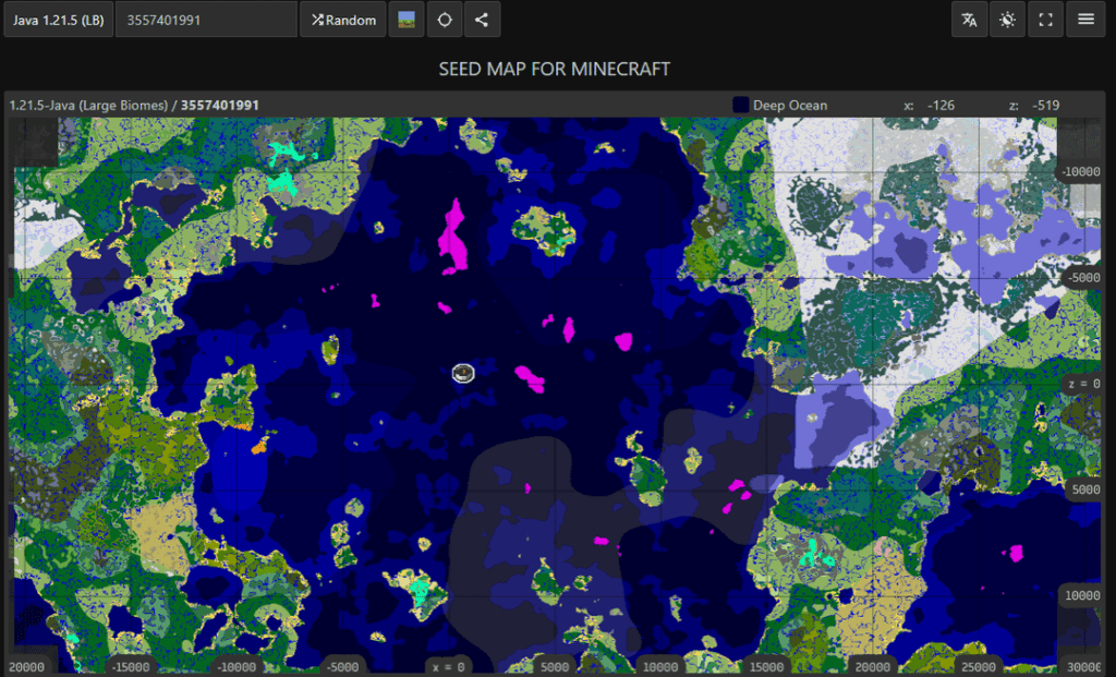 POST NEW ジェネレーション (1.18+) の島群島/大きな海 - 大きなバイオーム スタイルを探しているうちに、いくつか見つけました。これまでの発見を共有したいと思います。