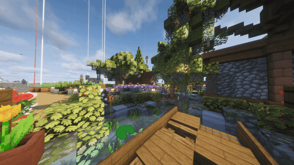 私の基地の隣に庭師の居住区がある庭