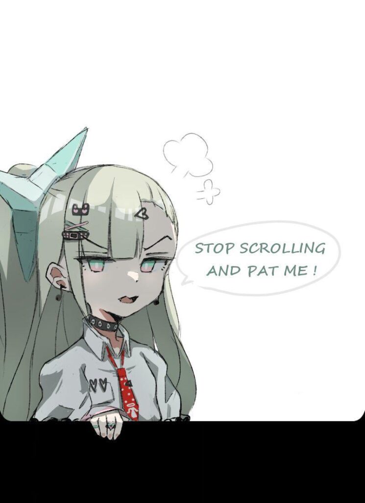 彼女の声を聞きました (@koumilust)