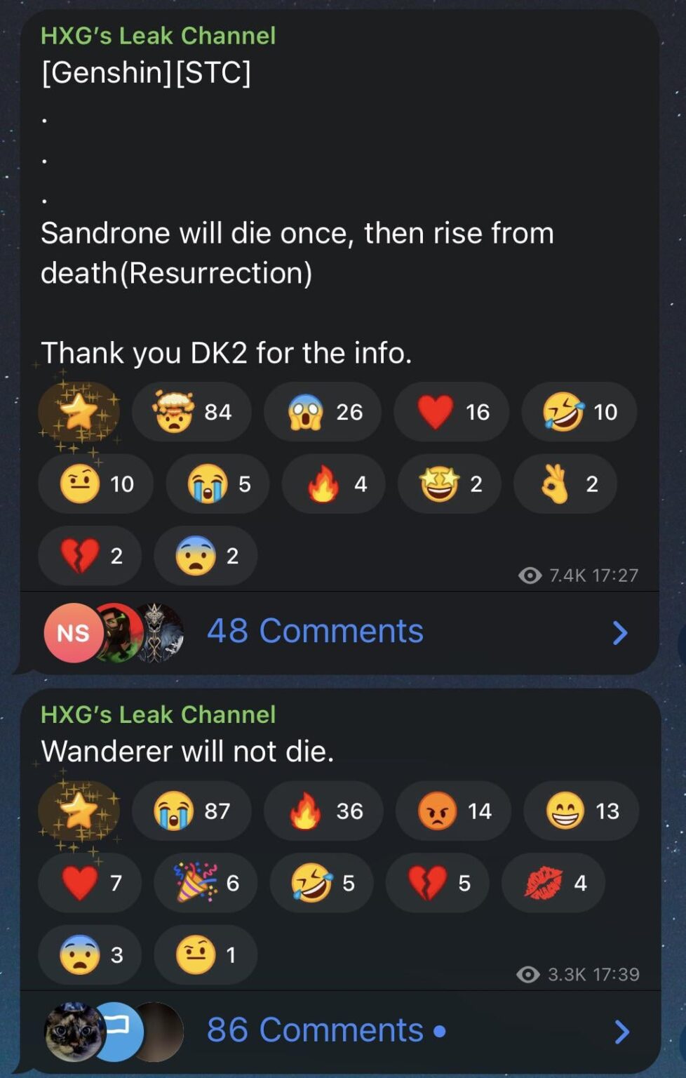 Sandrone と Wanderer について (DK2、hxg 経由)