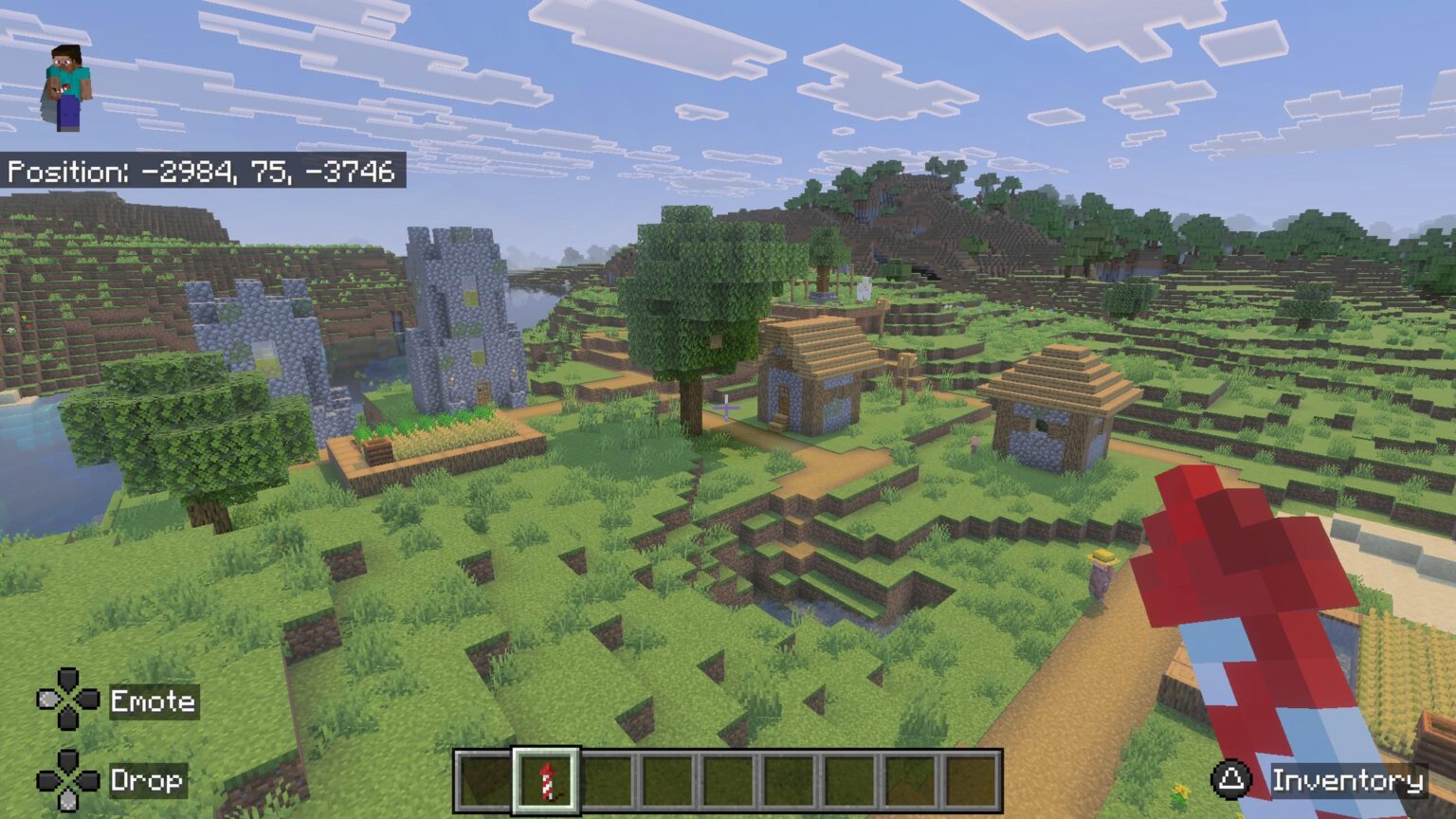 家と教会が2軒しかない村