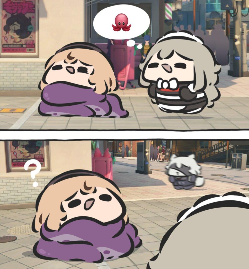 新しい食材を発見するRina (@SuperAppleMan)