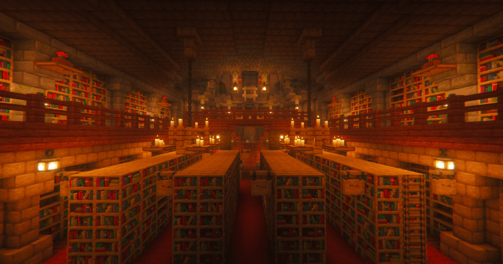 私のジャングルの村の大図書館