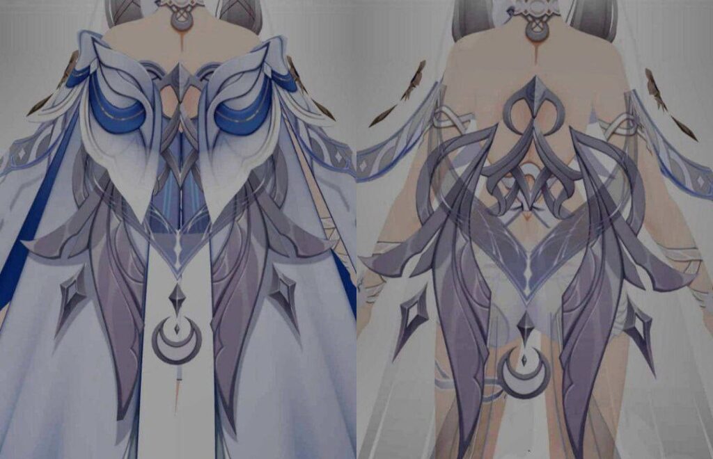 コロンビーナのデザイン上の翼の部分。 (Ult中にエフェクトが追加される可能性が高い)