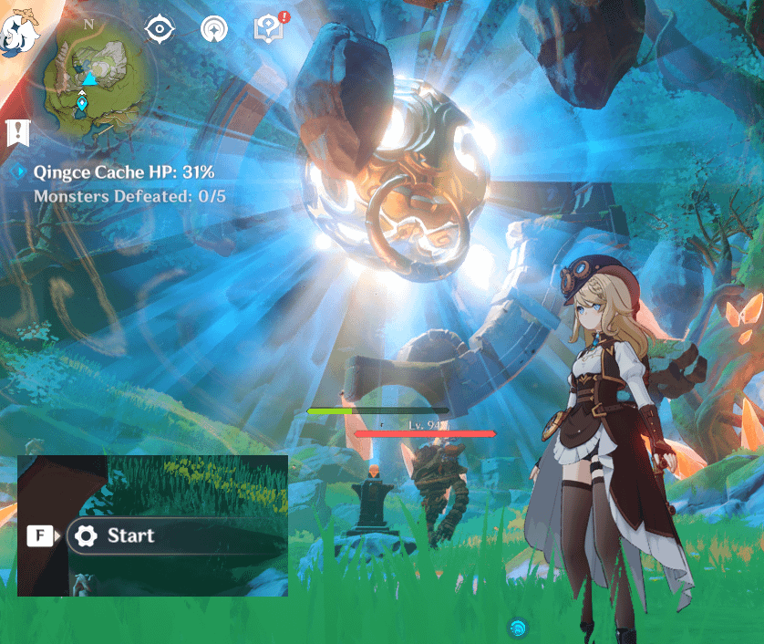 面白いことに、その 1 つの Liyue クエストで 5 つの Ruin Guard チャレンジをやり直すことができます。