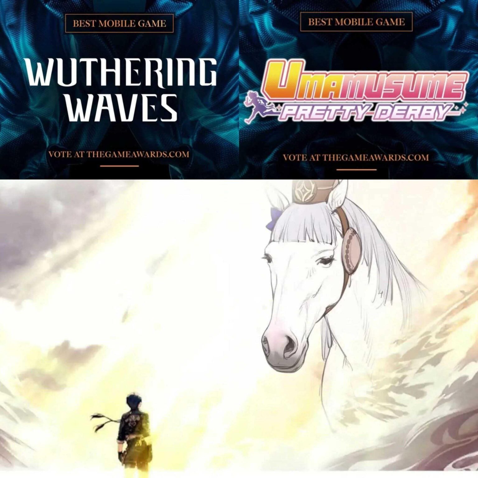 ウマ娘ファンとWuWaファンの両方の競争が健全で競争的であり、極端に有害ではないところが大好きです。