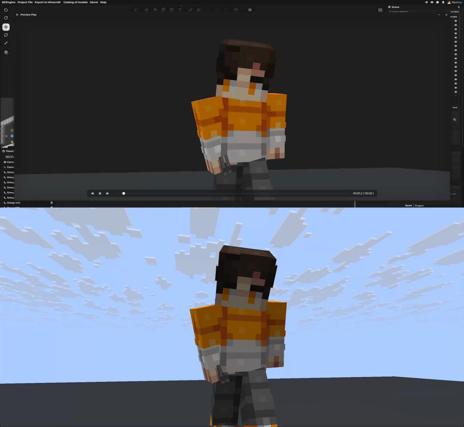 このアニメーションは、バニラ コマンドと表示エンティティのみを使用して作成しました。 MODやリソースパックはありません。データパックのみ。