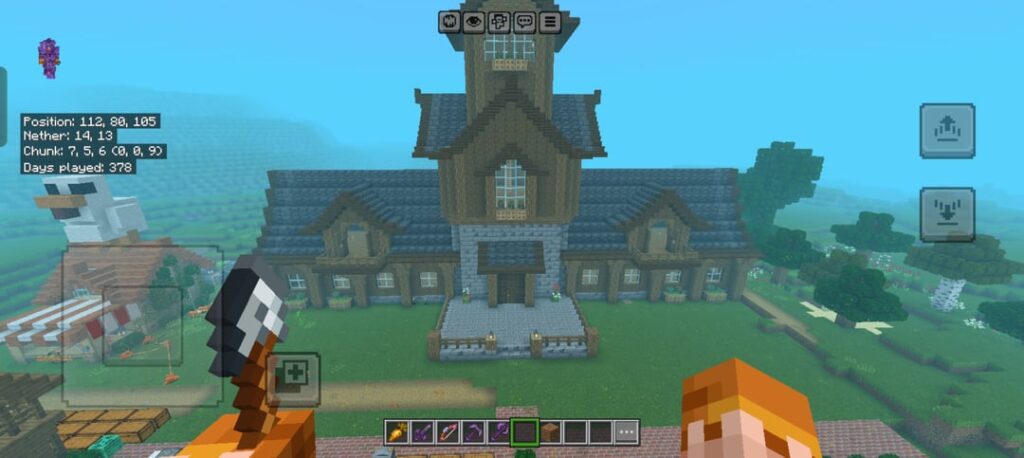 YouTube からインスピレーションを得て家を建てましたが、内装はわかりませんし、石レンガについてもよくわかりません。提案はありがたいです、ありがとう。