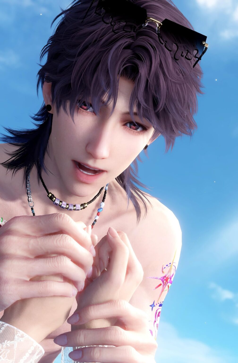 ここで彼が笑いのあまり泣いていたとは思いもしませんでした。 💜