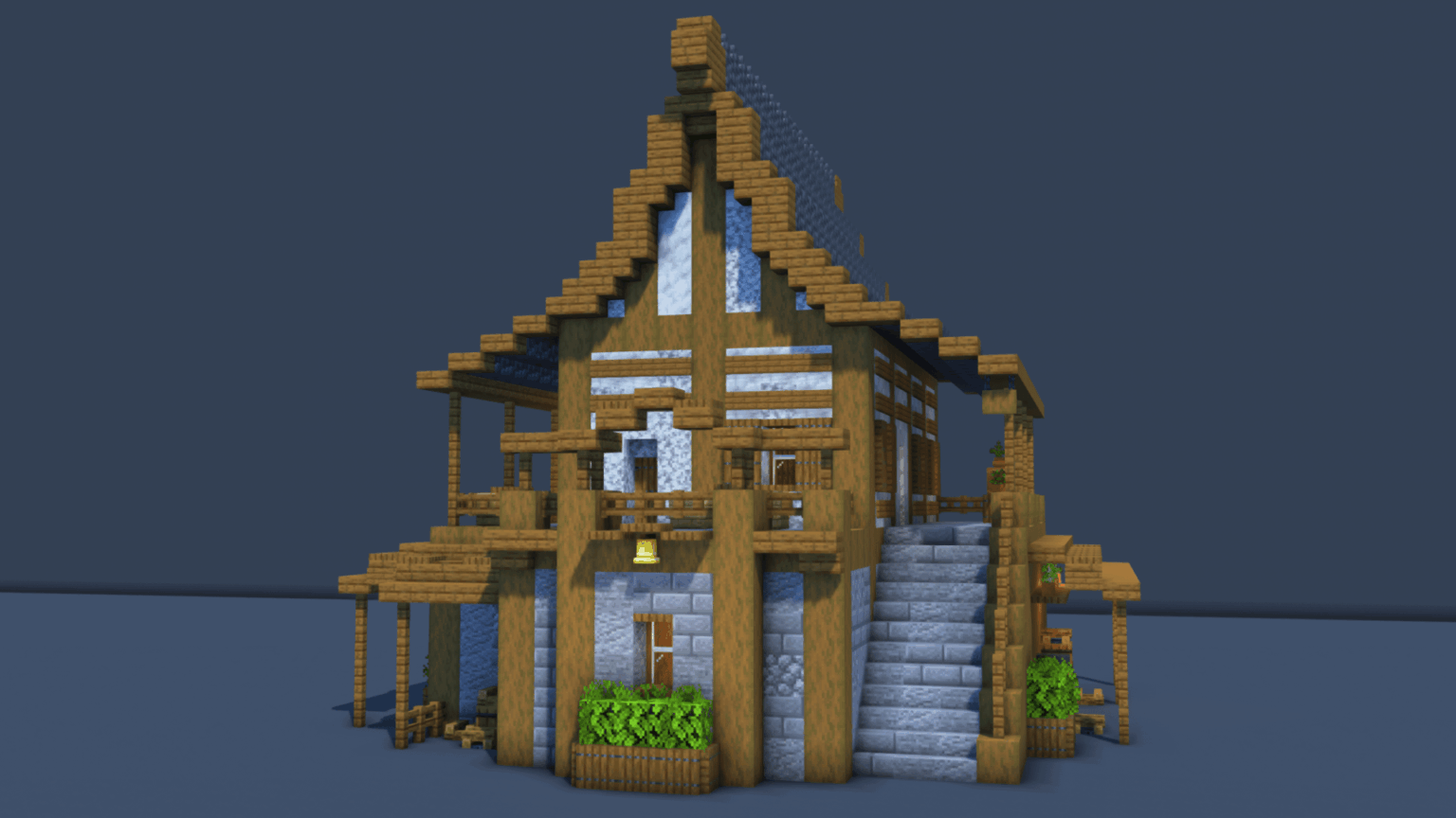 今日、この中世のコテージが完成したところです。