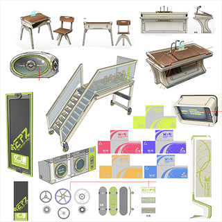 3.0 | Ruben によるいくつかの 3.0 オブジェクトと高品質のラハイ ロイ CG