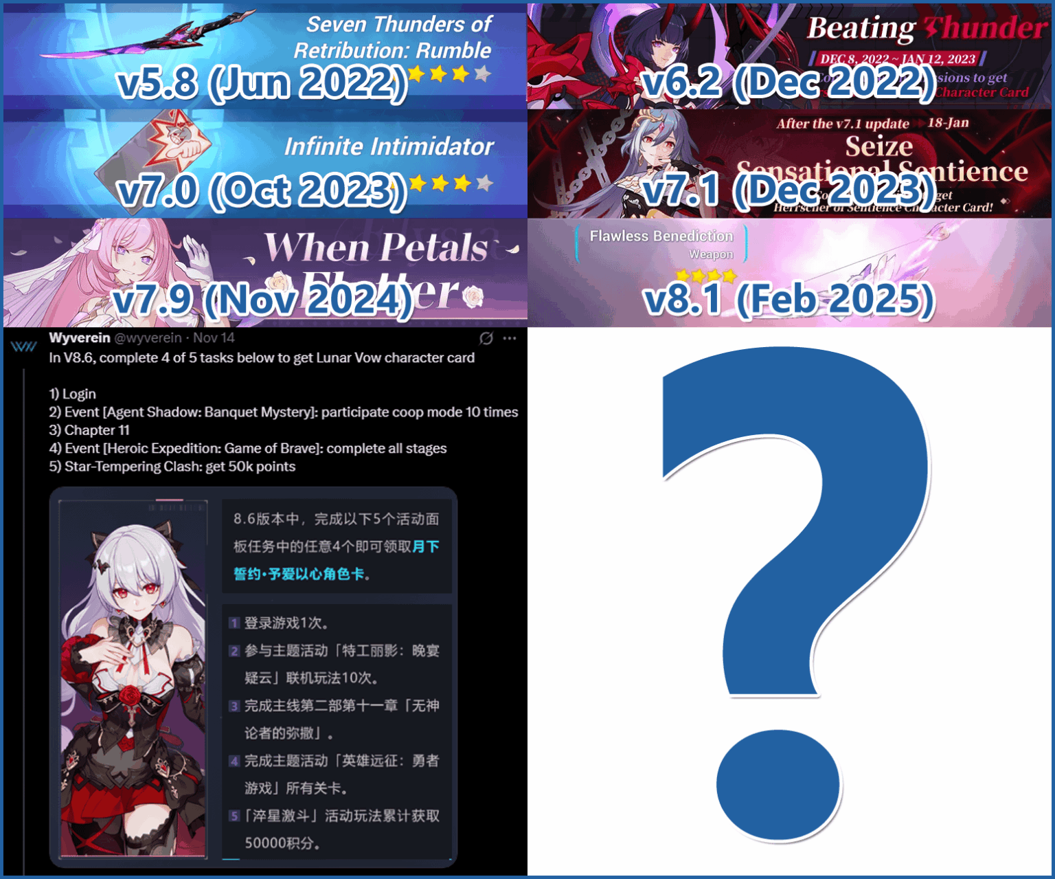 別のルナ DLC コピウム...8.7 EN Anniv パッチまでに彼女の AR DK を与えてください