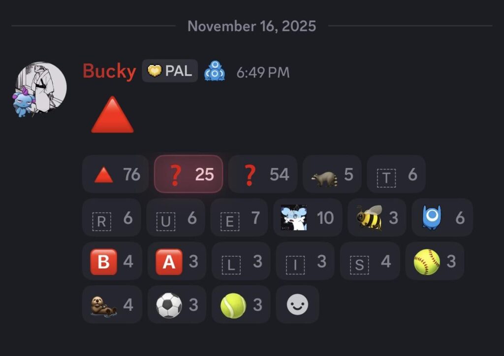 Bucky はおそらく、ULTRAKILL の装備や武器を Palworld にもたらすアップデートをからかっているようです。