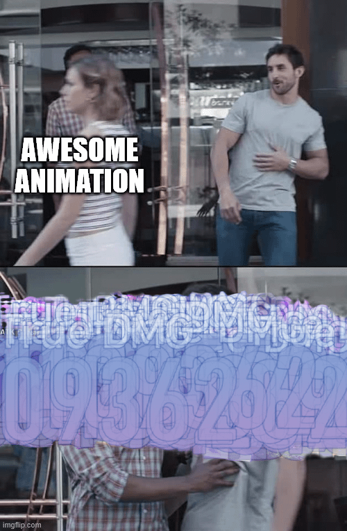 ダメージ数値を非表示にできるのはいつですか?