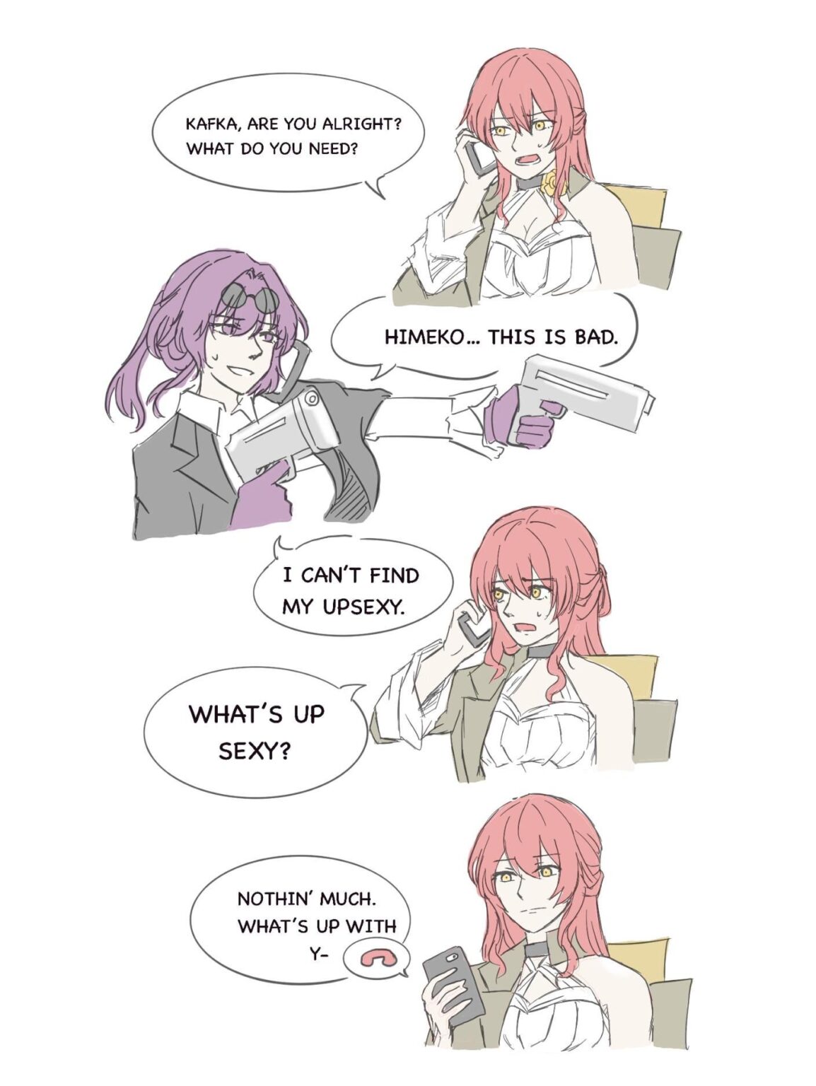 カフカはアストラ急行の助けが必要です! (@stellediaries より)