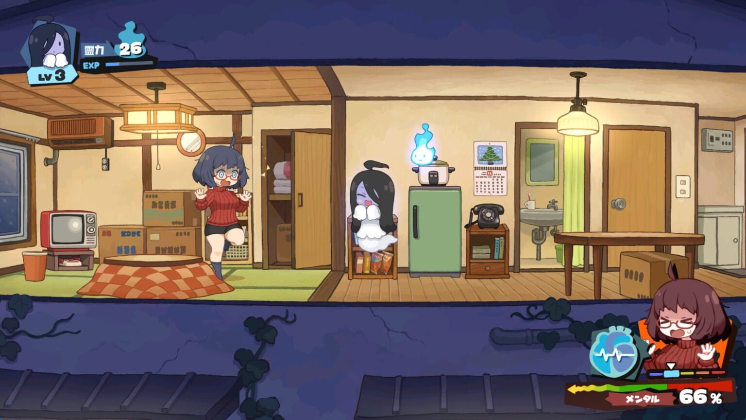 地縛霊の過去改変ゲーム『事故物件だよ！うらみちゃん』2026年発売へ。異変を起こして人生介入、住人が殺害される未来に抗う - AUTOMATON