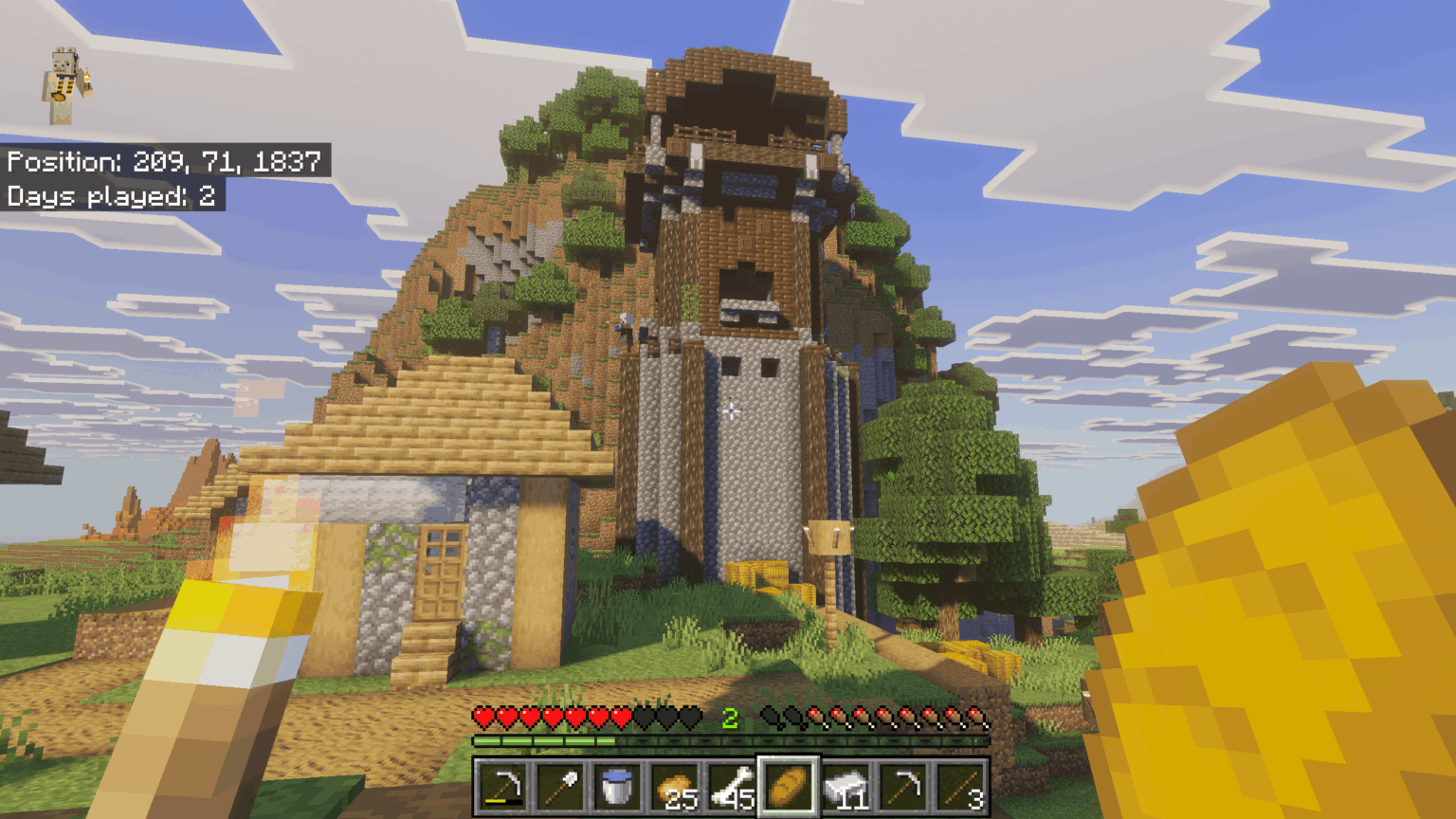 これはかなりクールだと思いました、岩盤の上で