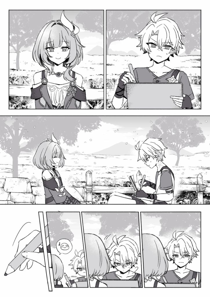 Drawings (by 芋の助 Pixiv)