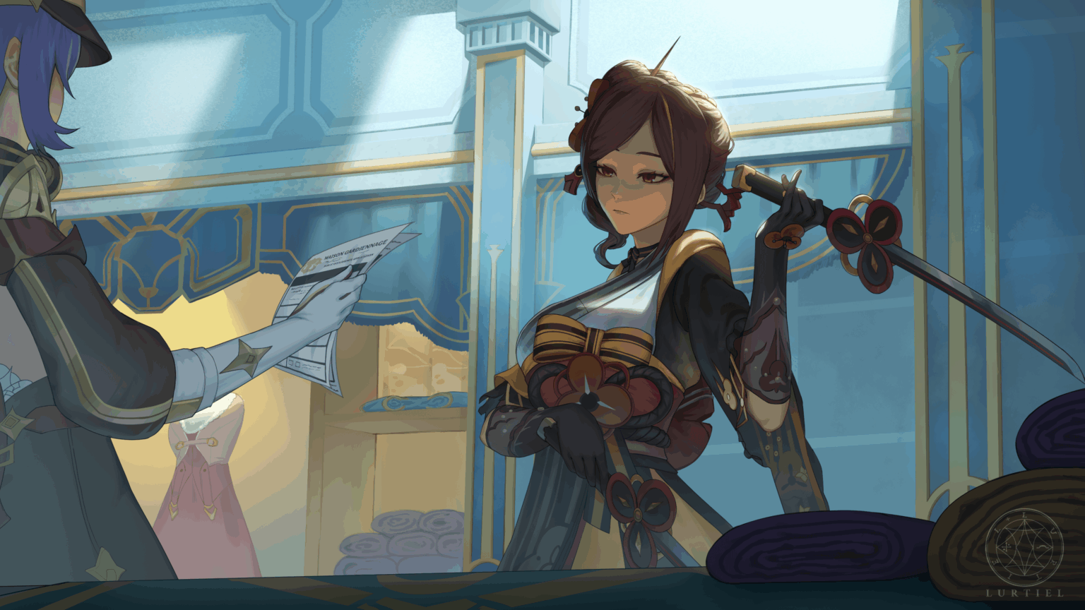 「今度は何ですか、団長…？」 - 私によるチオリのファンアート