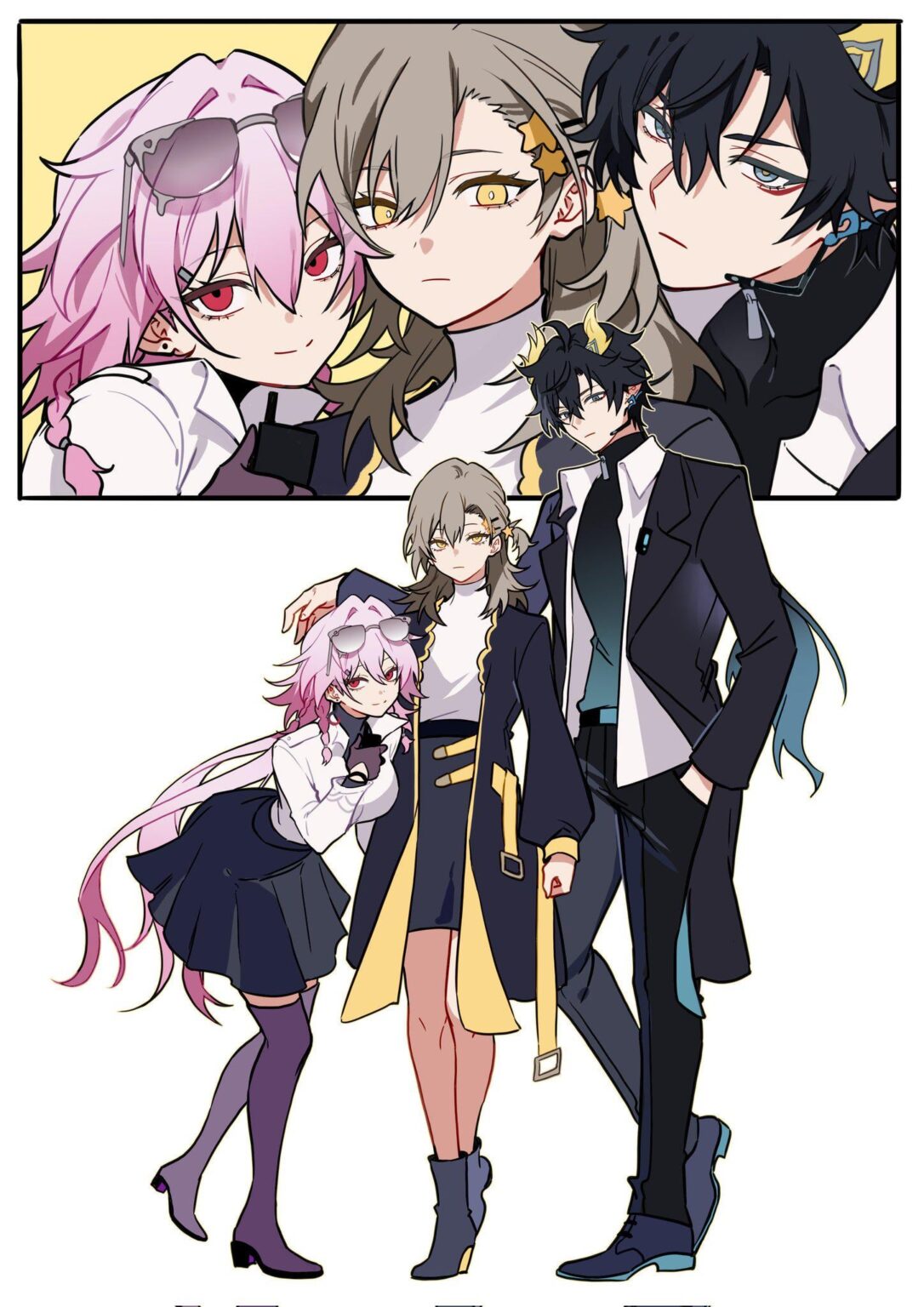 アストラルエクスプレストリオ！アンフォレウスで何年も過ごした後、みんな成長しました！ (@yuelinpanp98413 より)