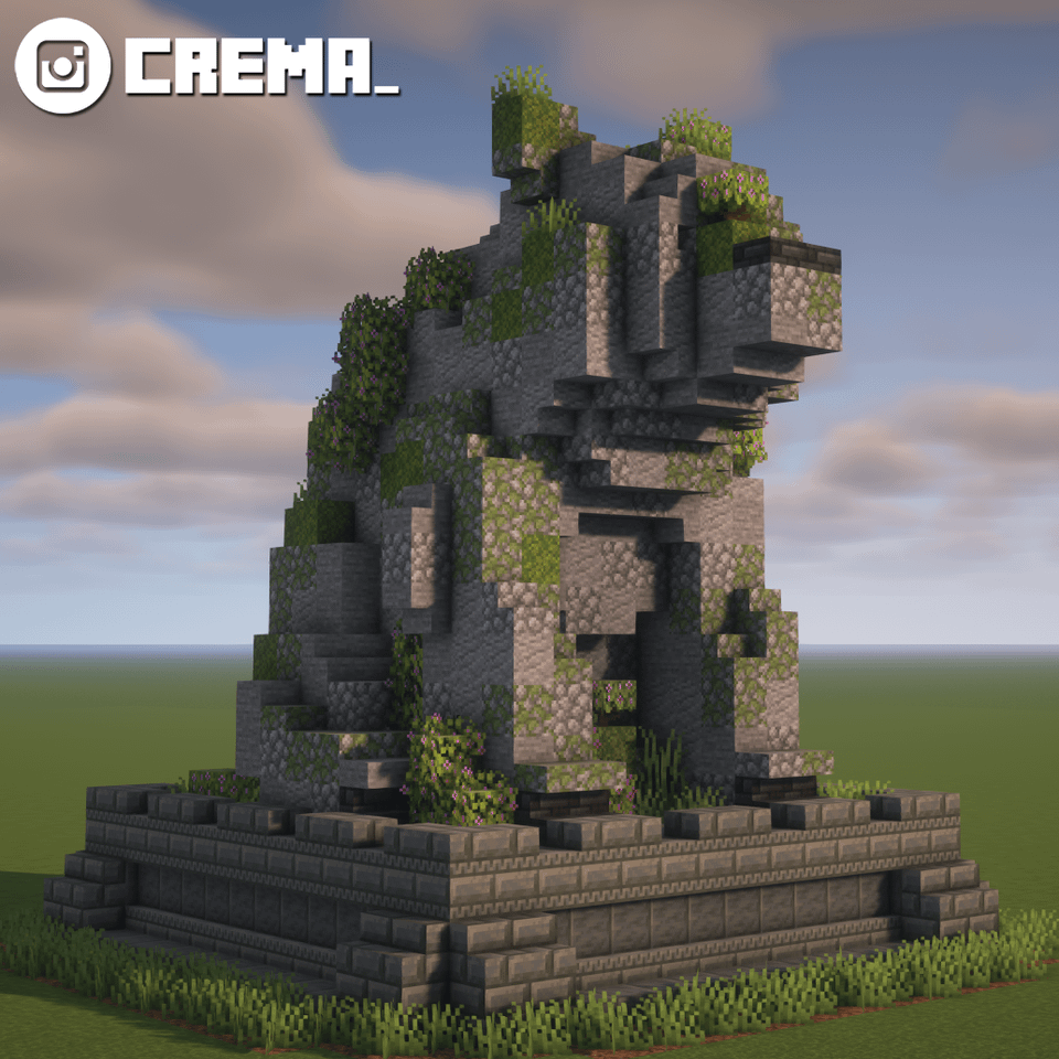 クマの像を建てました