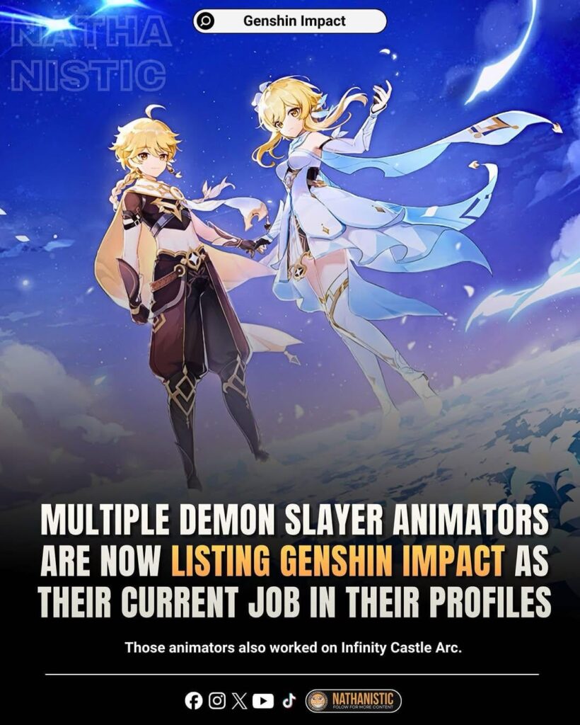 ufotableは原神に取り組んでいます👀