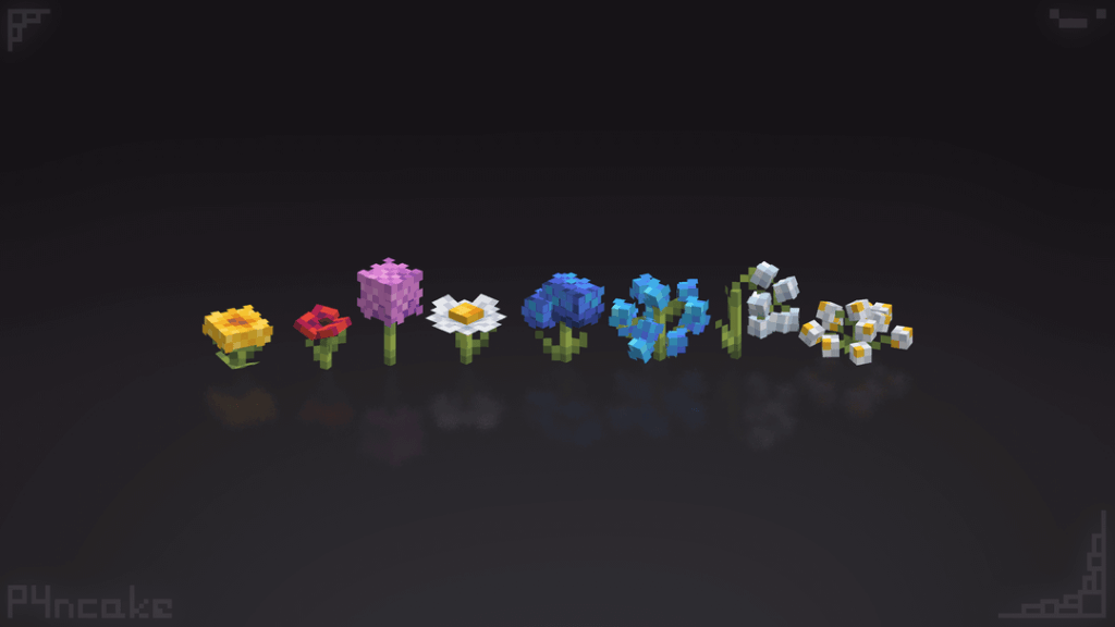 3D Plants リソース パック用に作成したいくつかの花です。皆さんはどう思いますか？