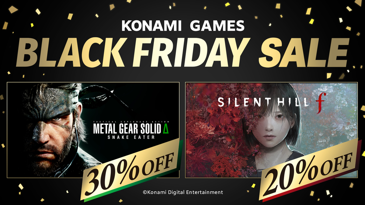 KONAMI「BLACK FRIDAY SALE」
