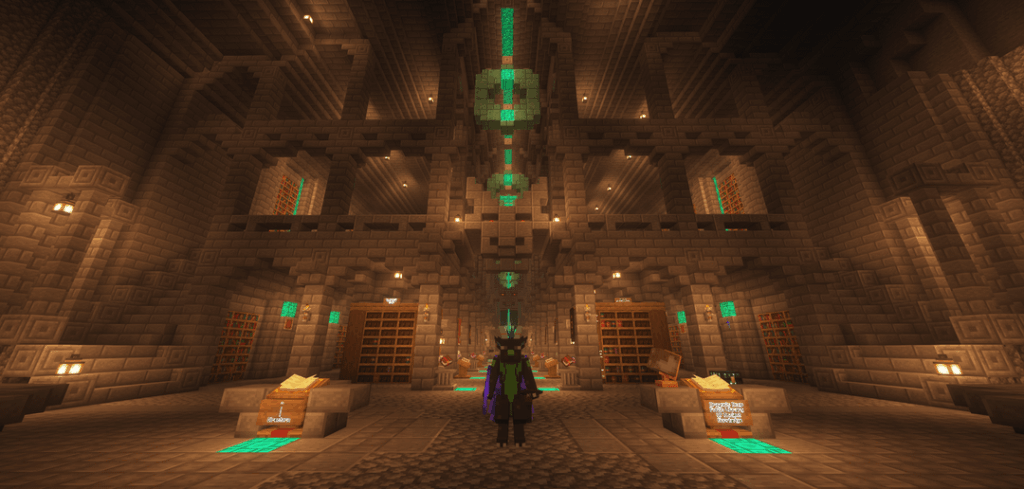 私の都市基地/サーバー首都、ドラゴンズディープの図書館