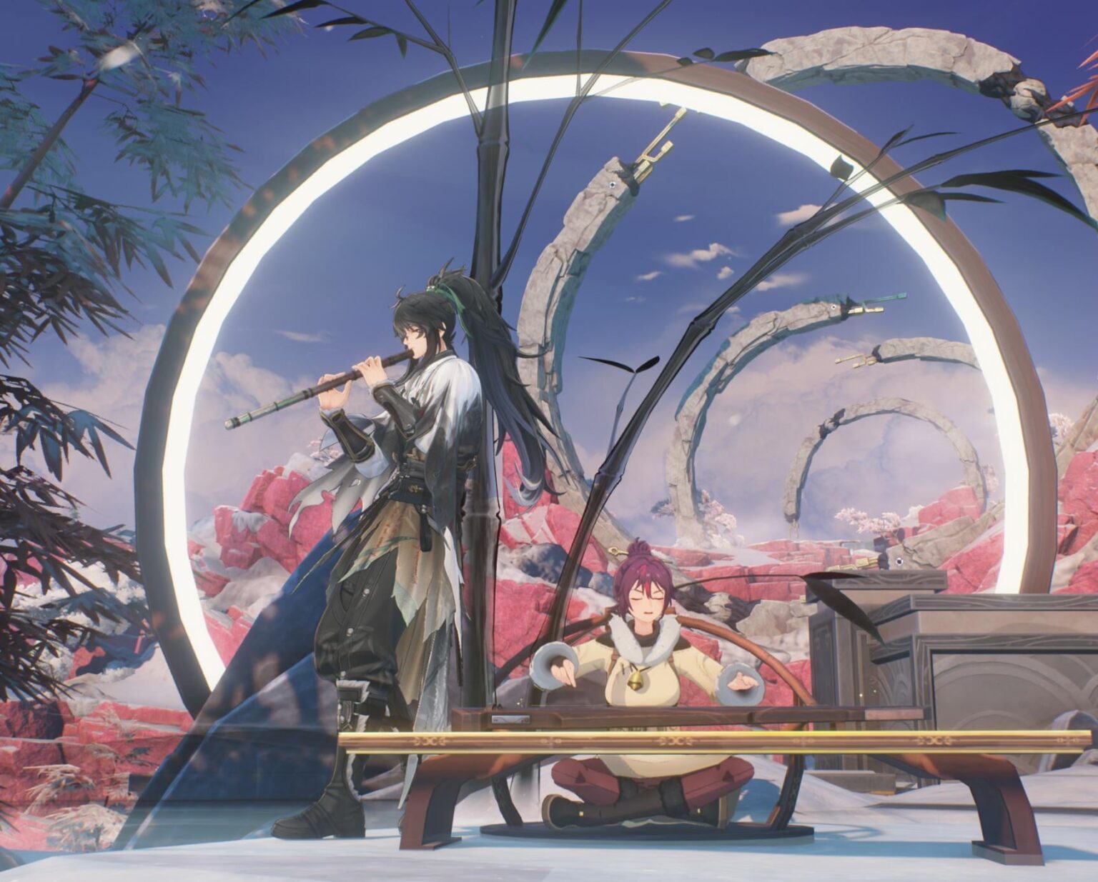 ついに、私たちの古筝の女の子に、一緒に過ごす相手ができました。