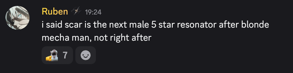 3.X | Ruben について Playable Scar