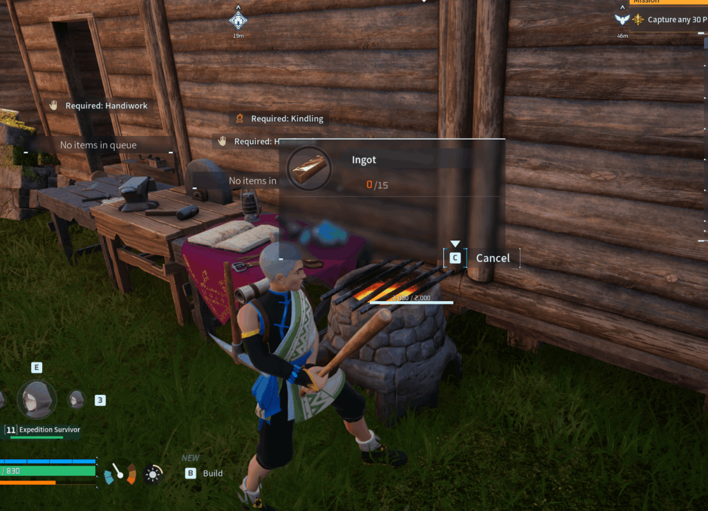 人間だけで走っているのですが、インゴットのために焚き付けることができません。アイテムのようなものが必要ですか、それともこれは友人のみのプロセスですか?