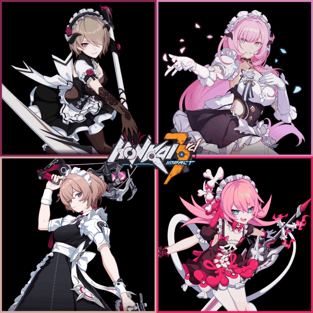 上から順にどのメイドを評価しますか?