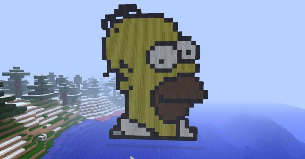 Minecraft でホーマー シンプソンなら何をしますか