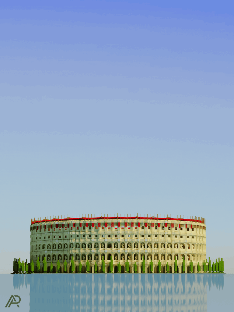 ローマ コロッセオ 1:1 スケール