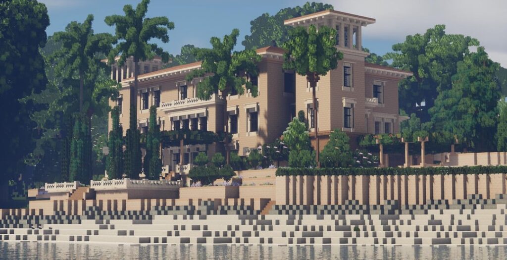 Minecraft の建築家、この地中海リバイバルのヴィラについてどう思いますか
