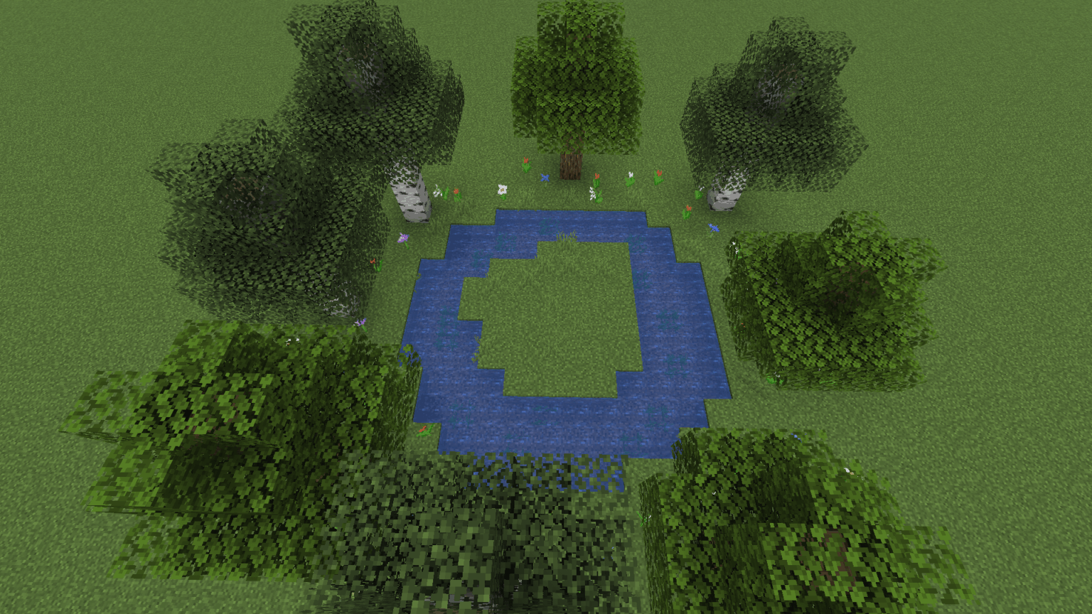 こんな種を探しています。花の森リングのある島の湖