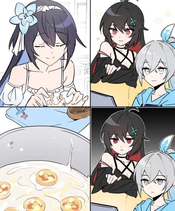 調理中のゼーレを捕まえる