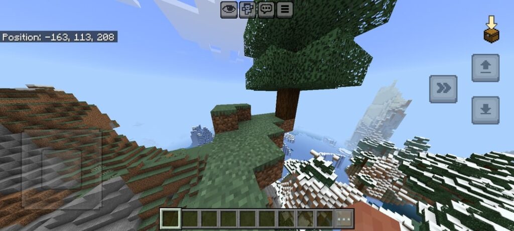 シード 1: 607594 (カスタム タイガ スカイブロック本物 100% 合法) シード 2: 607549 (洞窟)