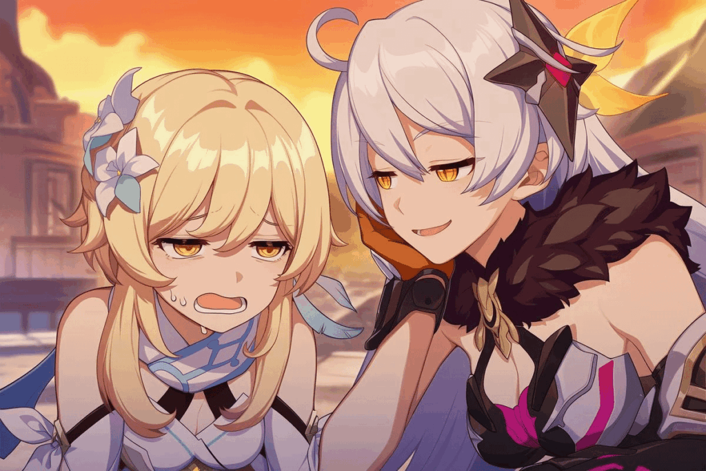 双子をいじめるホフ...