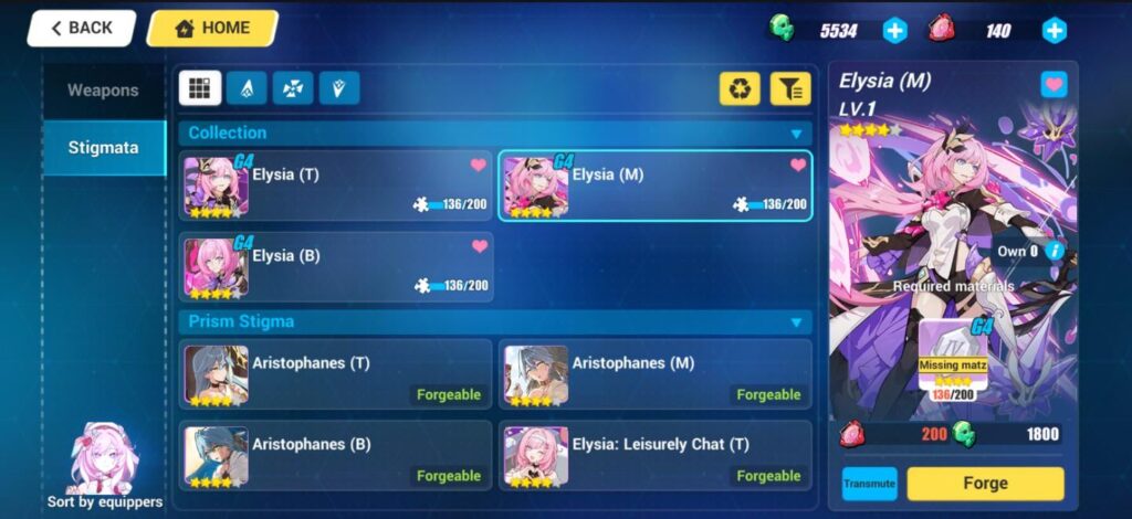 ミスピンクエルフ聖痕セット