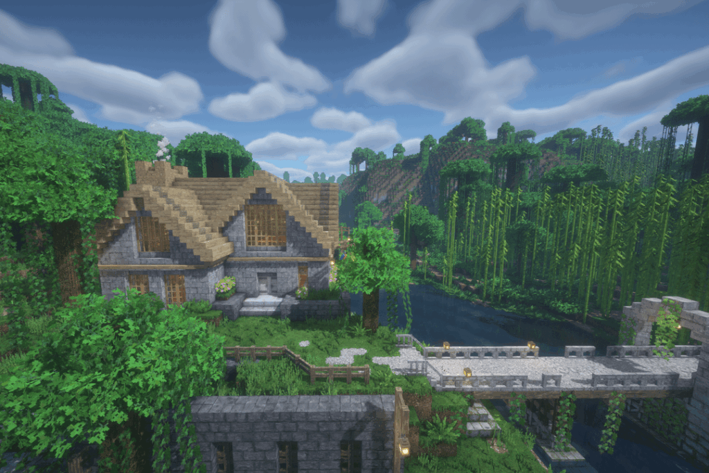 石レンガのスターターハウス