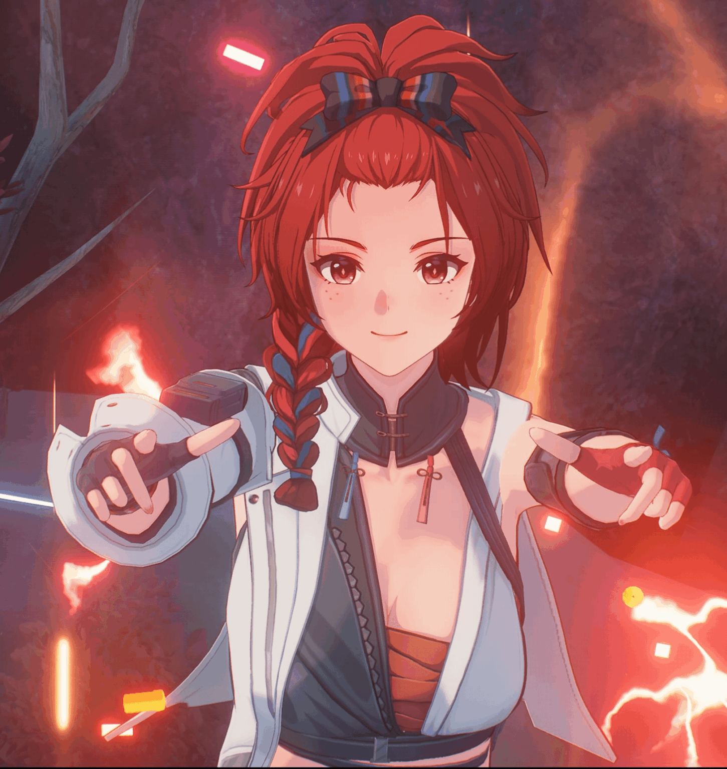 Chixia さんはクールな人を指差しています。