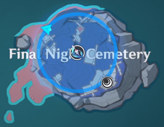 ここの松明をすべて点火すると、コンパスに拾われない宝箱がある