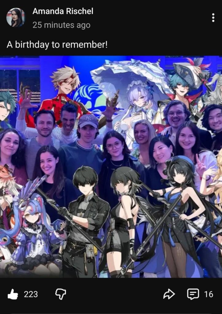 アマンダ、お誕生日おめでとう！🎉